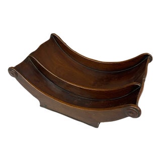 Antique English Mahogany Cheese Cradle For Sale