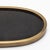 Black Oval Tray in Pen Shell With Bronze Patina Brass by Kifu Paris For Sale - Image 8 of 8