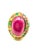 Bochic "Orient" Vintage Ruby, Sapphire & Emerald Ring Set In 18K Gold & Silver For Sale In New York - Image 6 of 18