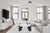 Bradley Samson Pilaster Coffee Table — Ebony Ash Legs / Artisan Polished Concrete Top in Bone In the Style of Gae Aulenti...