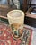 Vintage Large Mediterranean Style Ceramic Umbrella Stand With Olive and Wine Details For Sale - Image 4 of 6