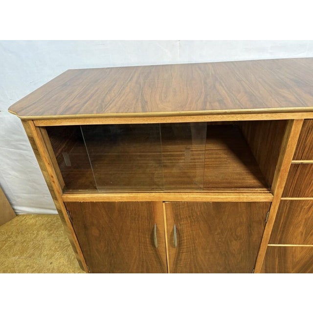 Wood Mid-Century Modern Walnut Cocktail Cabinet attributed to František Jirák for Tatra Nábytok, 1960s For Sale - Image 7 of 12