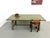 Wood Olive Green Lacquered Dining Table from DLG Georges Robert, 1970 For Sale - Image 7 of 18
