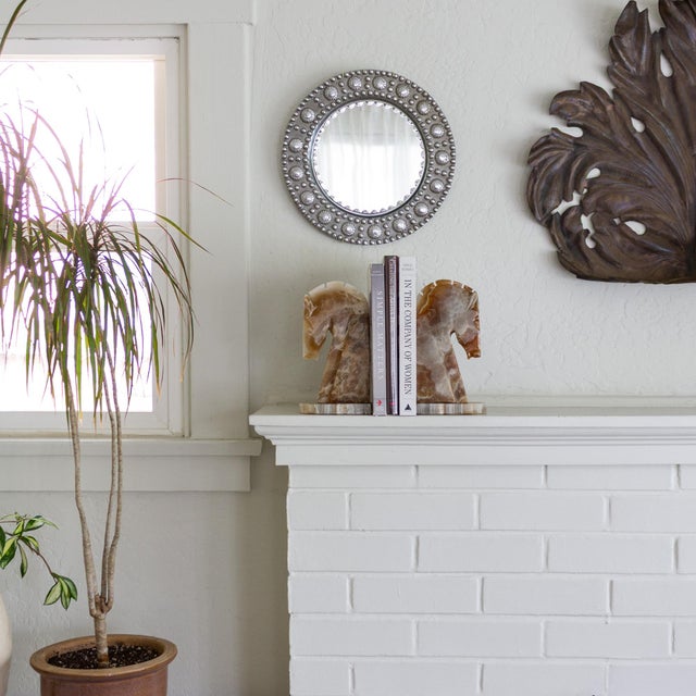 Set of Art Deco Style Trojan Horse Onyx Bookends For Sale - Image 4 of 15