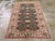 This Mid-20th century Turkish Sivas rug, measuring 4' 0" x 5' 11", is a captivating example of Anatolian weaving with a...