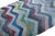 Contemporary Modern Geometric Wool Kilim Blue White Multicolor Chevron Pattern by Rug & Kilim For Sale - Image 3 of 5