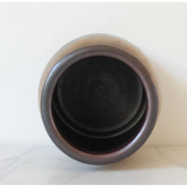 1970's Studio Art Pottery Vessel or Vase For Sale In Milwaukee - Image 6 of 7