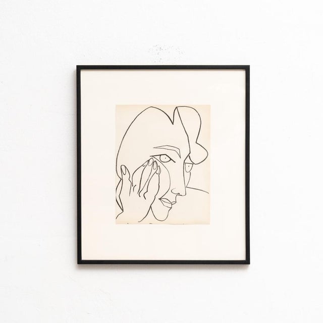 Introducing an exquisite François Gilot original lithograph from the pages of André Verdet's poetic masterpiece, "Pages...