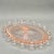Traditional Vintage Pink Anchor Hocking “Old Colony” Lace Edge Depression Glass Serving Platter For Sale - Image 3 of 8