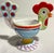 Mid-Century Modern Mid 20th Century Italian DeSimone Hand Painted Ceramic Chicken Compote For Sale - Image 3 of 6