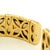 Gold Vintage Italian 18k Gold Diamond Wide Cuff Bracelet For Sale - Image 8 of 16