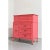 Mid-Century Modern 1960s Mid Century Modern Highboy Dresser in Pink - Newly Painted For Sale - Image 3 of 12