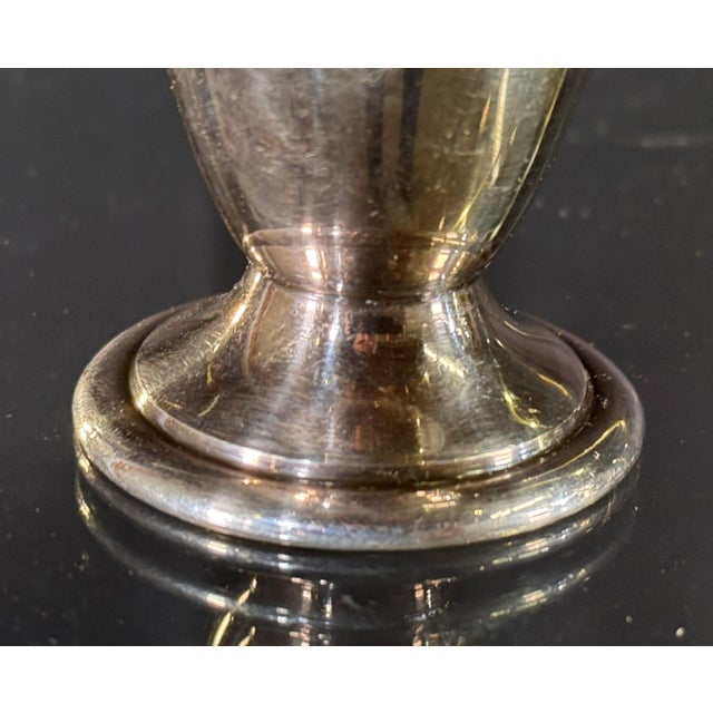 Vintage c.1920's/30's Reed & Barton Silverplate Footed Cocktail Jigger / Tot Cup For Sale In Providence - Image 6 of 7