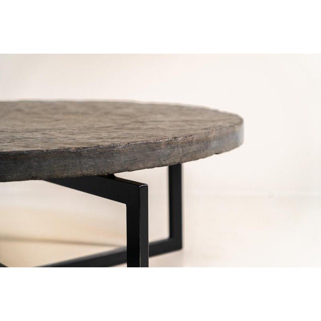 Coffee Table in Norwegian Slate Stone For Sale - Image 9 of 13