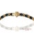 Metal 18k 750 Yellow Gold Natural Diamond and Blue Sapphire Tennis Bracelet For Sale - Image 7 of 13