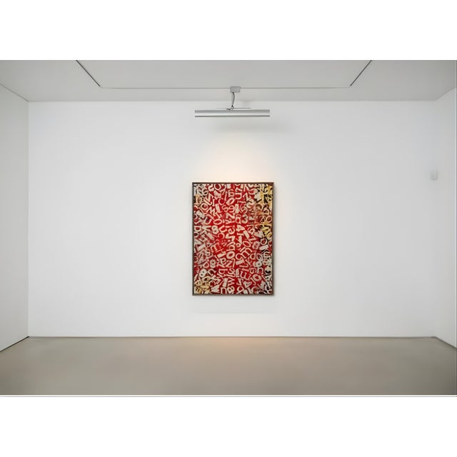 Giorgio Celiberti, Codici, 2000, Tempera on Canvas For Sale - Image 3 of 4