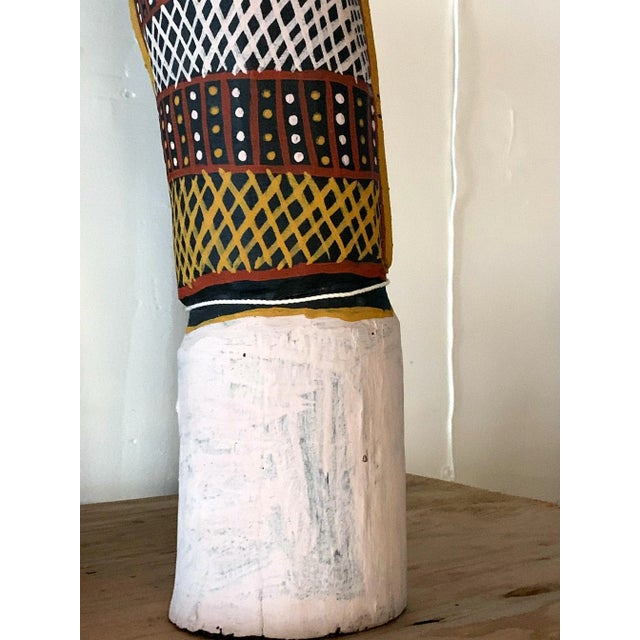Australian aboriginal ironwood Bima Figure Carving Tiwi Island For Sale - Image 4 of 8