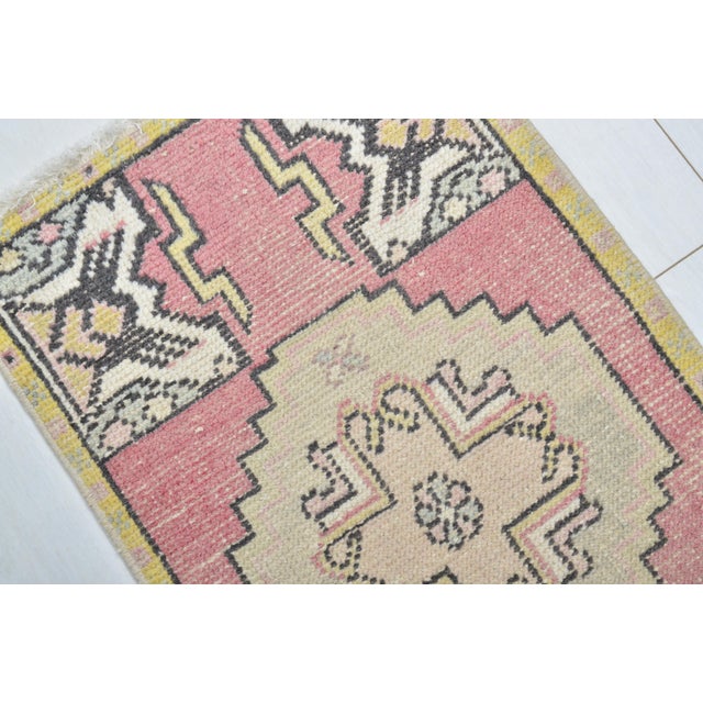 Vintage Kurdish Handmade Rug For Sale - Image 4 of 5