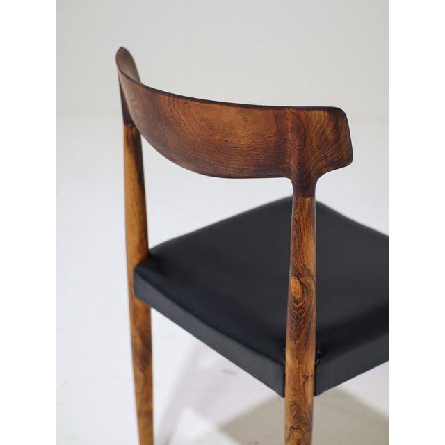 Danish 343 Dining Chairs in Rosewood by Knud Faerch for Slagelse Møbelværk, 1960s, Set of 6 For Sale - Image 11 of 18