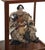 Antique Japanese Samurai Doll in Wood and Glass, Late 18th Century For Sale - Image 3 of 5