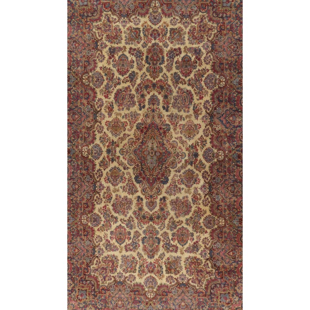 1940s Vintage Oriental Rug 11'2 X 20'1 For Sale - Image 5 of 8