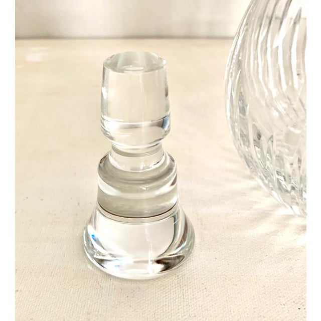 Classic hand cut transparent Crystal decanter. Perfect for wine or cognac. Czech or Hungarian made Matching cork custom...