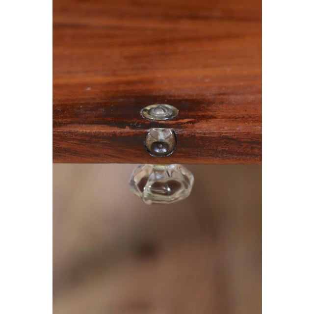 Vintage Mahogany Dark Tone Medical Display Cabinet For Sale - Image 14 of 16