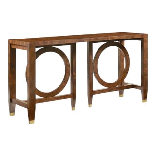 Modern History Moab Console Table - Walnut Burl For Sale