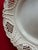 Antique 18th century English George III creamware charger plate with shaped rim and reticulated border. Measures 10 1/2"...