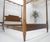Antique c1940s Wooden Four-Poster Queen Size Canopy Bed Frame Mint For Sale - Image 15 of 18