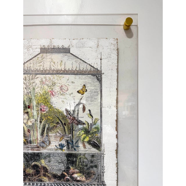 Textile Butterfly Atrium — Hand-Executed Textured Wall Art | Michele Stone Collection For Sale - Image 7 of 7