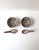 Ceramic Famille Rose Bowl and Spoon Porcelain, Hong Kong Export, 2 Avail. For Sale - Image 7 of 9