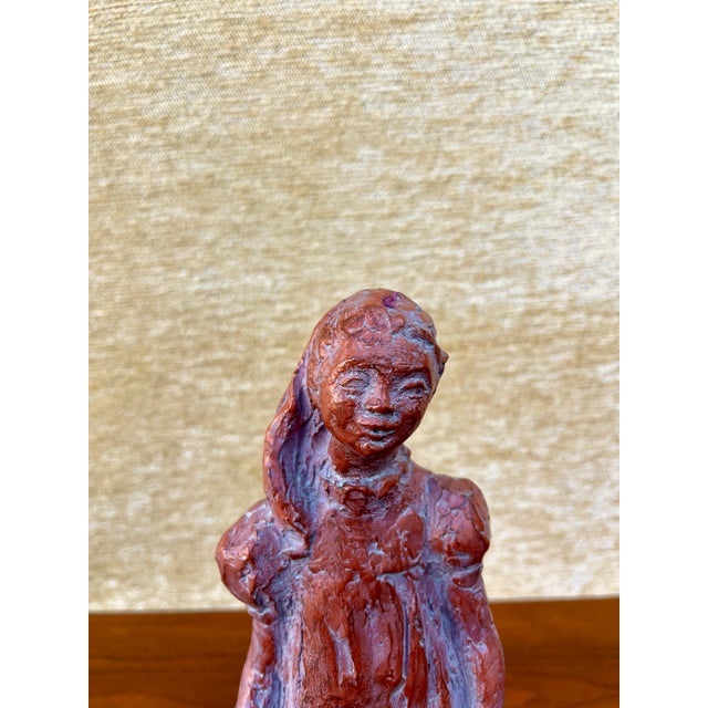 1970s Austin Production "Dress Up Girl" Brutalist Sculpture. For Sale - Image 9 of 17