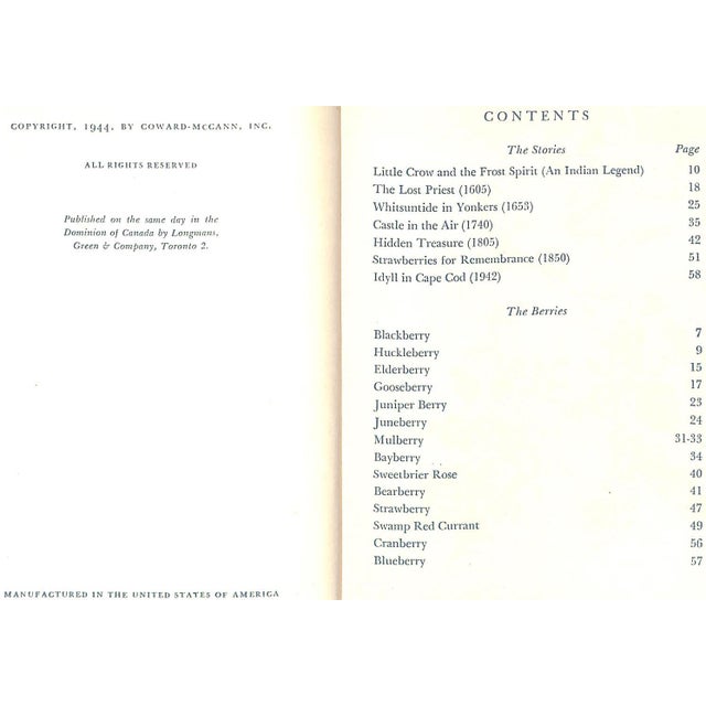 "Savor & Flavor: Berries in Fact and Fancy" 1944 Maril, Lee For Sale - Image 4 of 11