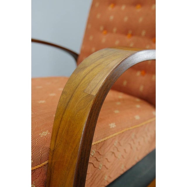 Tank Armchair in Laminated Bentwood attributed to Miroslav Navratil, 1930s For Sale - Image 11 of 15
