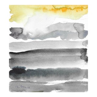 1994 Norbert Voelkel Abstract Sunrise Painting For Sale