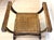 Vintage Bamboo Rattan Savonarola Style Bench For Sale In Miami - Image 6 of 12
