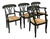 Pottery Barn Napoleon Dining Chairs, Set of Four For Sale