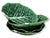 Green Majolica Cabbage Lettuce Leaf Dishes, S/4 For Sale - Image 4 of 4