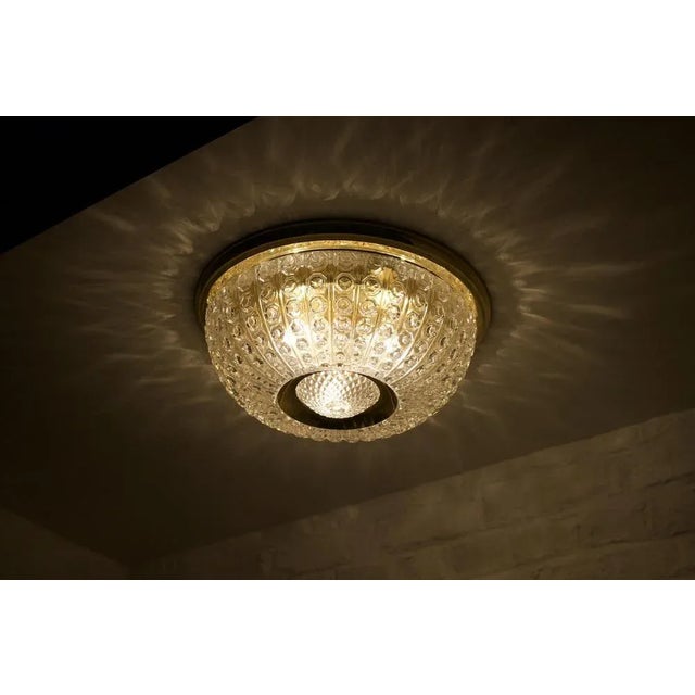 Hollywood Regency Dome Ceiling Light For Sale - Image 6 of 12