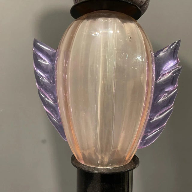 Murano Glass Floor Lamp by Vetri the Anges For Sale - Image 6 of 7