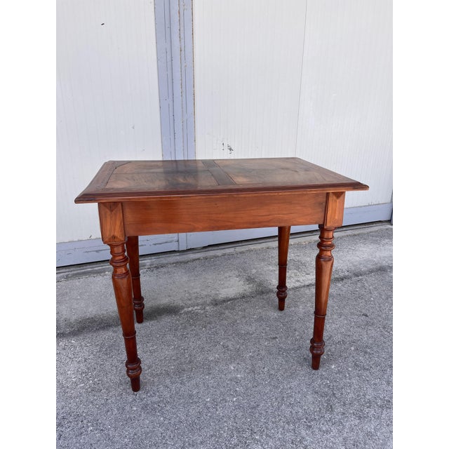 Antique Writing Desk with Inlaid Top, 1910 For Sale - Image 4 of 7