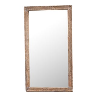 Antique Temple Carved Mirror For Sale