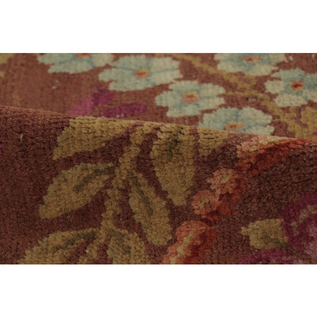 Vintage Art Deco Wool Runner by Rug & Kilim, France, 1950–1959 For Sale In New York - Image 6 of 9