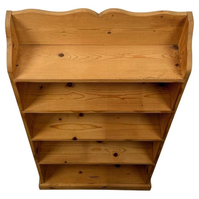 20th Century Pine Open Bookcase For Sale - Image 3 of 10