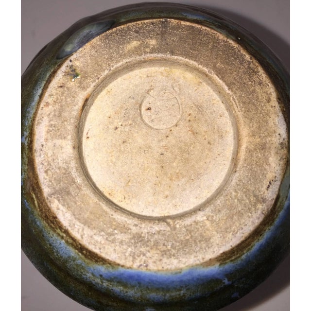 Early 20th Century 1900 Georges Hoentschel Blue Shaped Vase For Sale - Image 5 of 6