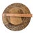 Tan Vintage Pier 1 Imports Carved Wood Leaf and Vine 14” Charger Plates — Set of 4 For Sale - Image 8 of 9