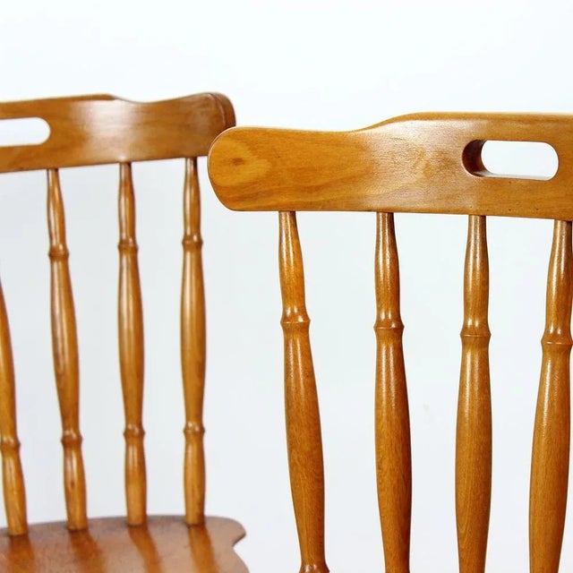Oak Dining Chairs, 1960s, Set of 4 For Sale - Image 11 of 15