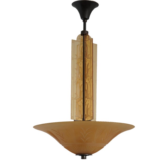 Chandelier by Edward Hald For Sale