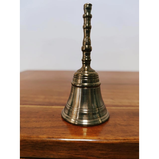 Cast Brass Table Bells, Set of 6 For Sale - Image 6 of 7